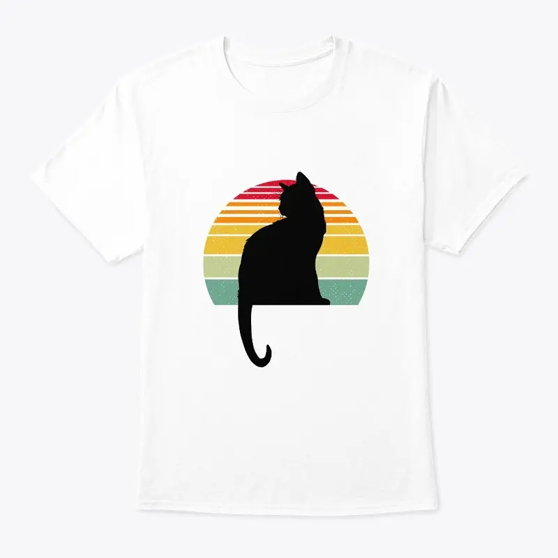 Retro Kitty Silhouette